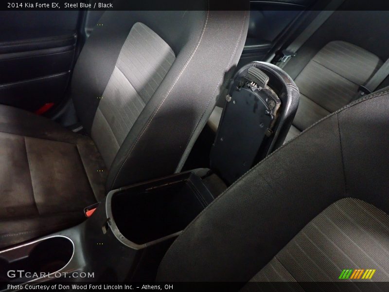 Steel Blue / Black 2014 Kia Forte EX