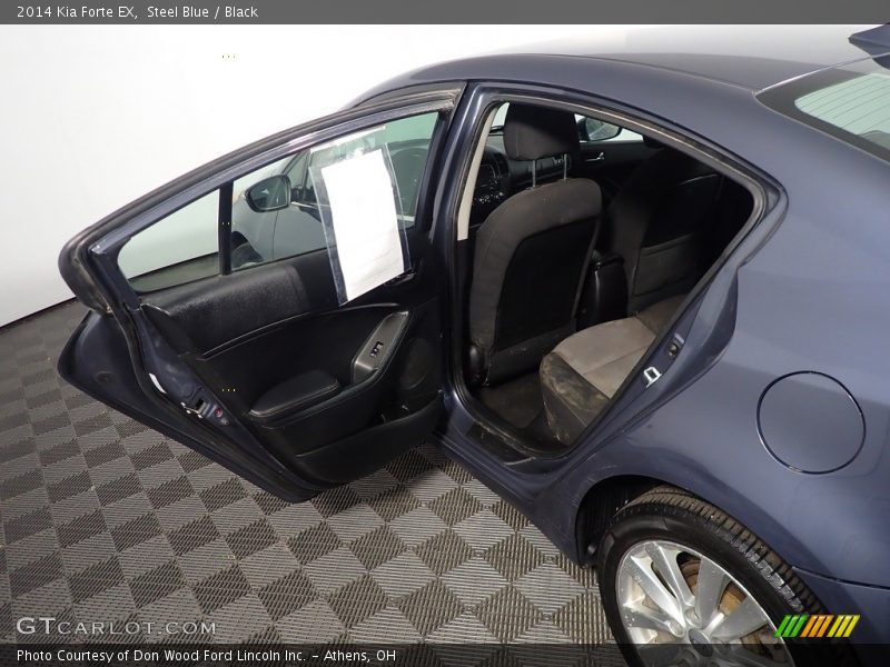 Steel Blue / Black 2014 Kia Forte EX
