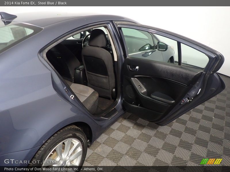 Steel Blue / Black 2014 Kia Forte EX