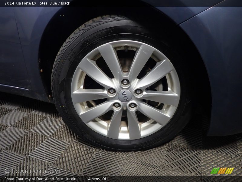 Steel Blue / Black 2014 Kia Forte EX