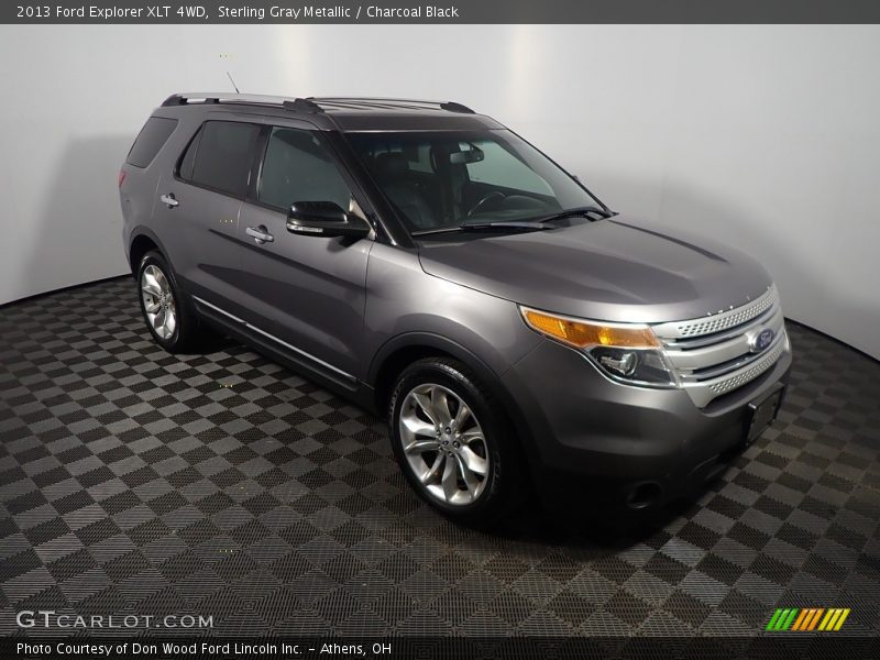Sterling Gray Metallic / Charcoal Black 2013 Ford Explorer XLT 4WD