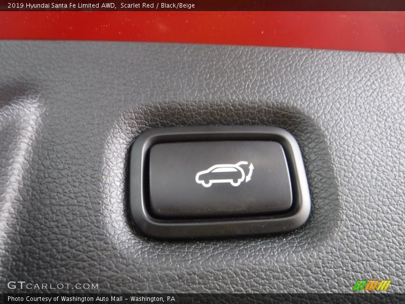 Scarlet Red / Black/Beige 2019 Hyundai Santa Fe Limited AWD