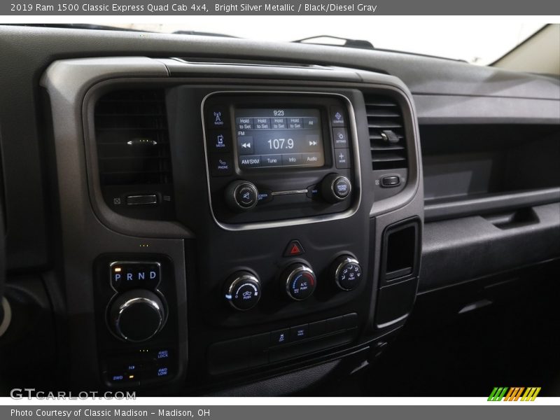 Bright Silver Metallic / Black/Diesel Gray 2019 Ram 1500 Classic Express Quad Cab 4x4