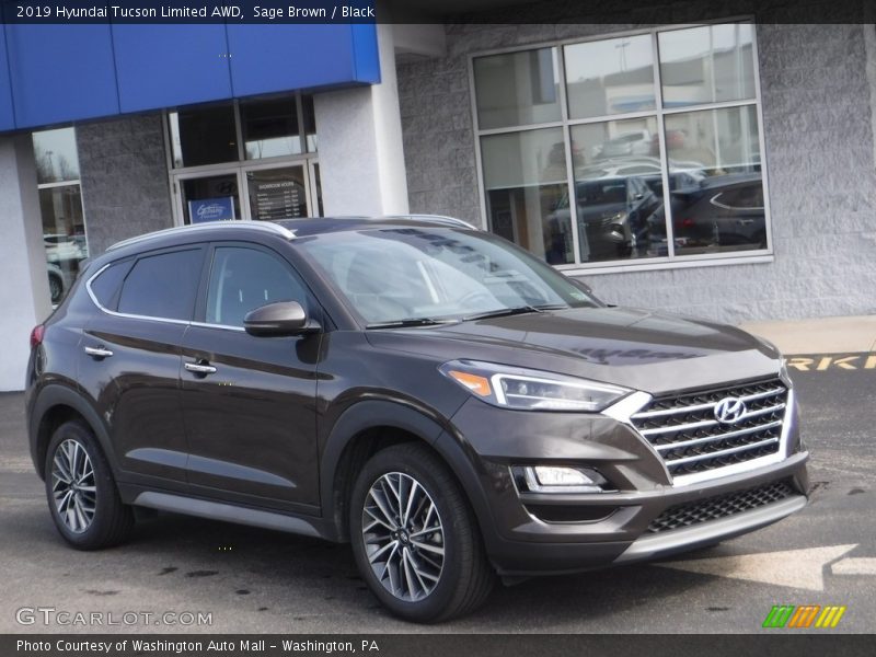 Sage Brown / Black 2019 Hyundai Tucson Limited AWD