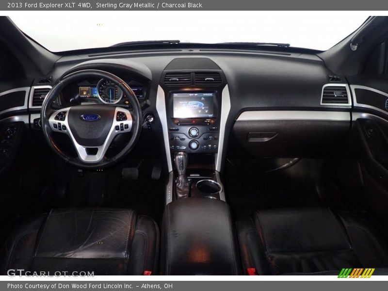 Sterling Gray Metallic / Charcoal Black 2013 Ford Explorer XLT 4WD