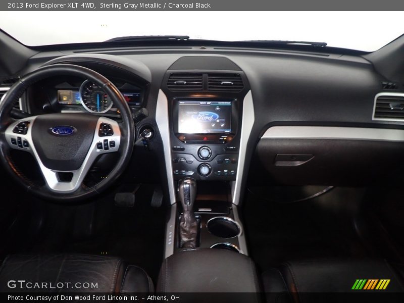 Sterling Gray Metallic / Charcoal Black 2013 Ford Explorer XLT 4WD