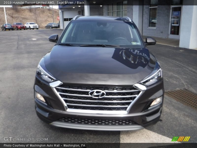 Sage Brown / Black 2019 Hyundai Tucson Limited AWD