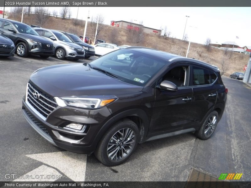 Sage Brown / Black 2019 Hyundai Tucson Limited AWD