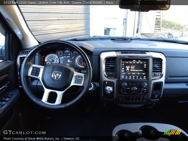 Granite Crystal Metallic / Black 2019 Ram 1500 Classic Laramie Crew Cab 4x4