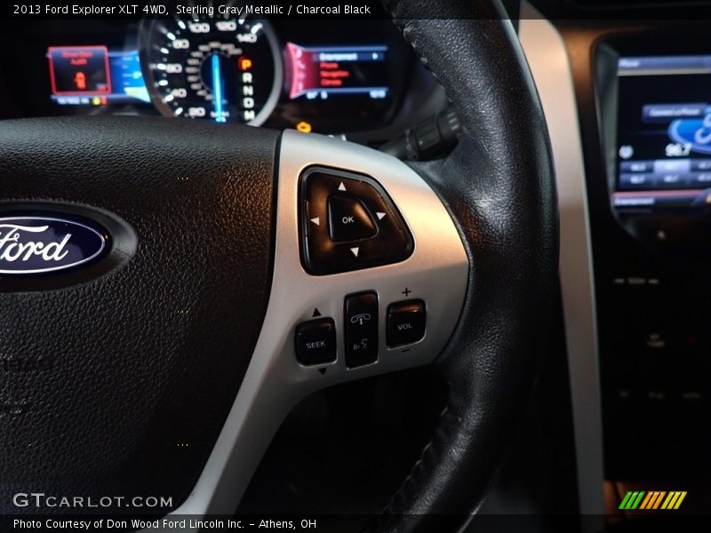Sterling Gray Metallic / Charcoal Black 2013 Ford Explorer XLT 4WD