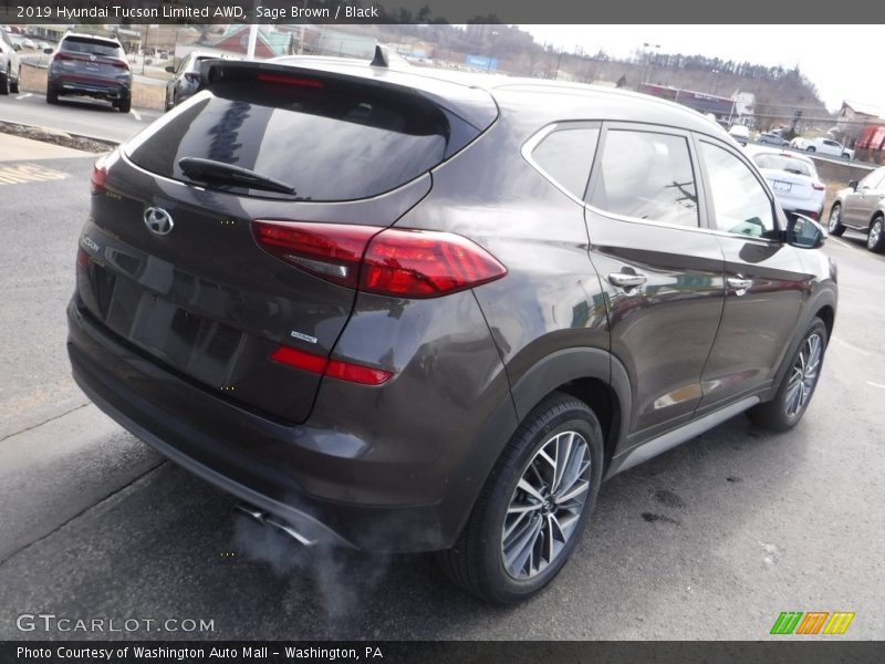 Sage Brown / Black 2019 Hyundai Tucson Limited AWD