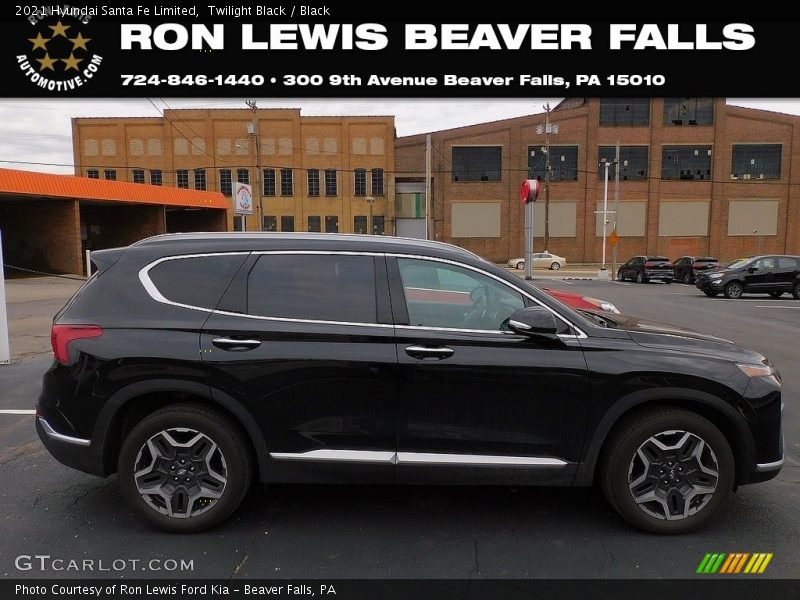 Twilight Black / Black 2021 Hyundai Santa Fe Limited