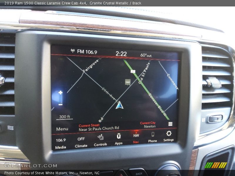 Navigation of 2019 1500 Classic Laramie Crew Cab 4x4