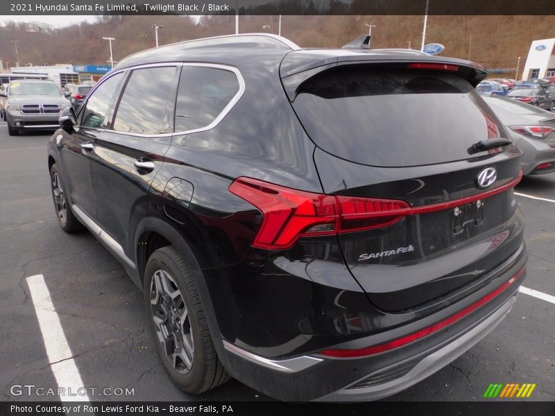 Twilight Black / Black 2021 Hyundai Santa Fe Limited