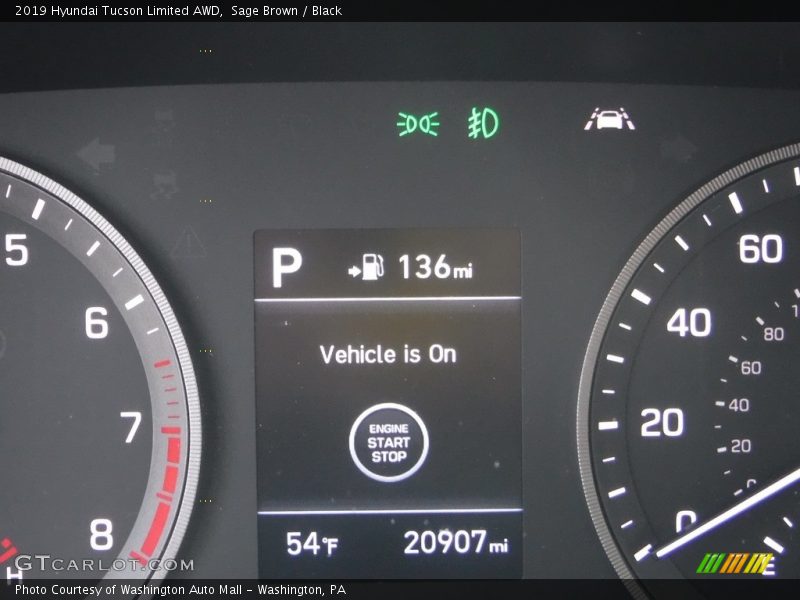 Sage Brown / Black 2019 Hyundai Tucson Limited AWD