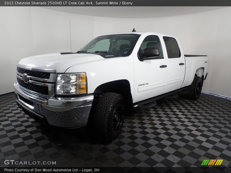 Summit White / Ebony 2013 Chevrolet Silverado 2500HD LT Crew Cab 4x4