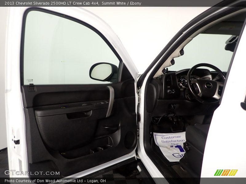 Summit White / Ebony 2013 Chevrolet Silverado 2500HD LT Crew Cab 4x4