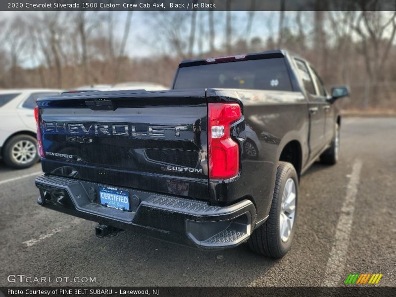 Black / Jet Black 2020 Chevrolet Silverado 1500 Custom Crew Cab 4x4