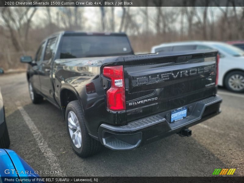 Black / Jet Black 2020 Chevrolet Silverado 1500 Custom Crew Cab 4x4