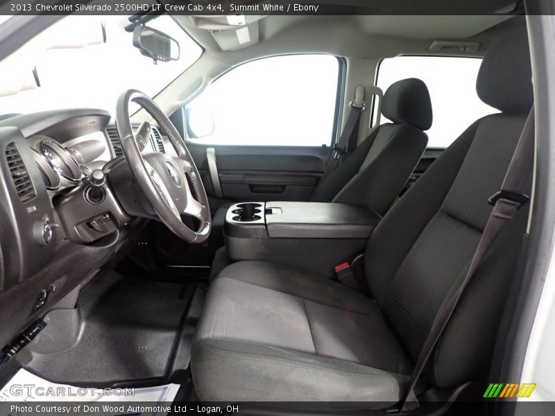 Summit White / Ebony 2013 Chevrolet Silverado 2500HD LT Crew Cab 4x4