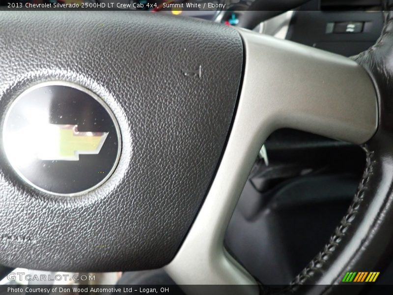 Summit White / Ebony 2013 Chevrolet Silverado 2500HD LT Crew Cab 4x4
