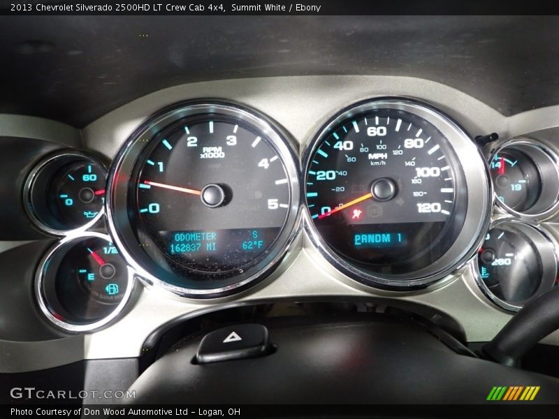 Summit White / Ebony 2013 Chevrolet Silverado 2500HD LT Crew Cab 4x4