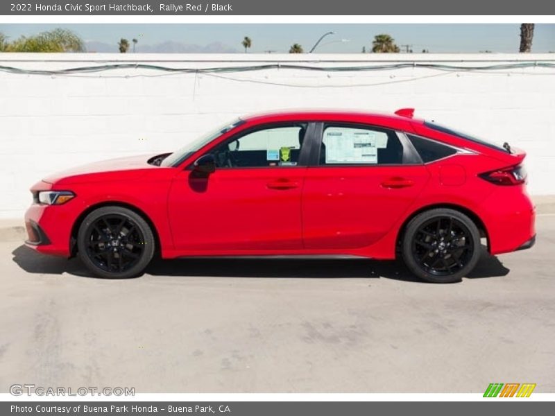  2022 Civic Sport Hatchback Rallye Red