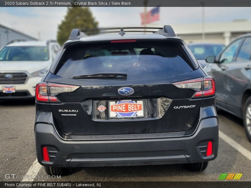 Crystal Black Silica / Slate Black 2020 Subaru Outback 2.5i Premium