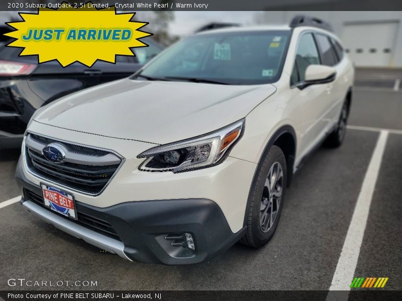 Crystal White Pearl / Warm Ivory 2020 Subaru Outback 2.5i Limited
