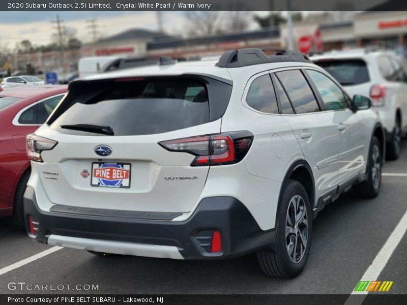Crystal White Pearl / Warm Ivory 2020 Subaru Outback 2.5i Limited