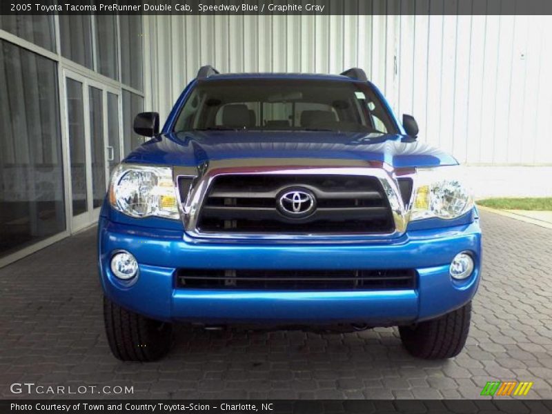 Speedway Blue / Graphite Gray 2005 Toyota Tacoma PreRunner Double Cab