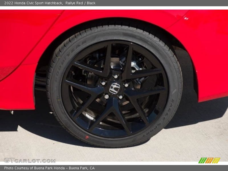 Rallye Red / Black 2022 Honda Civic Sport Hatchback