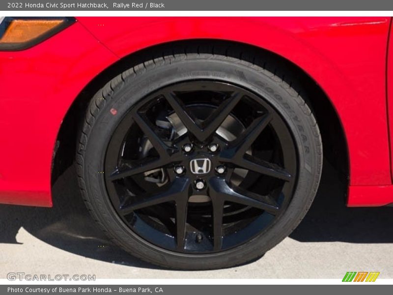 Rallye Red / Black 2022 Honda Civic Sport Hatchback