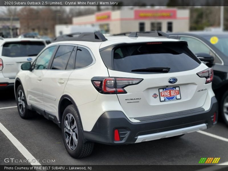 Crystal White Pearl / Warm Ivory 2020 Subaru Outback 2.5i Limited