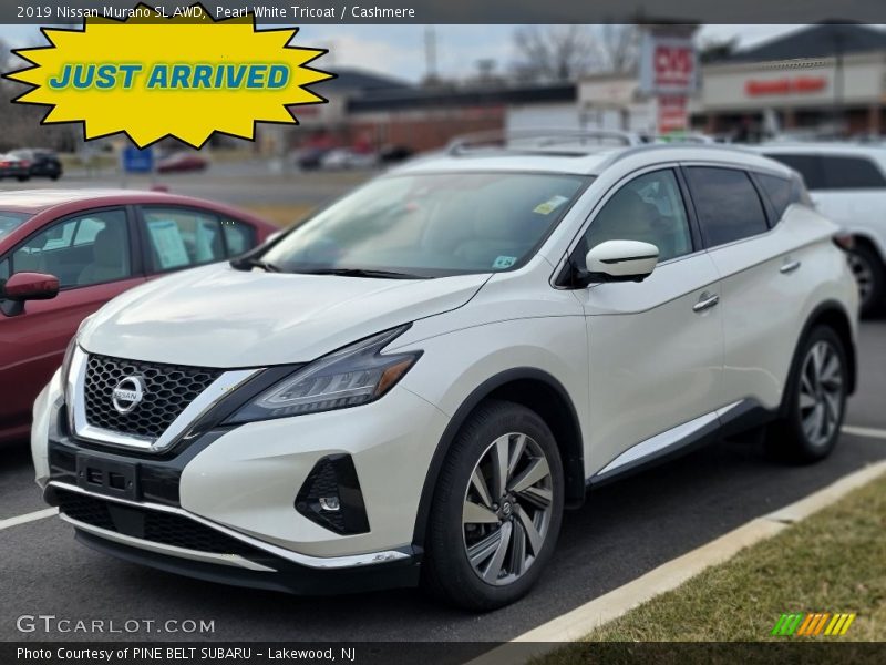 Pearl White Tricoat / Cashmere 2019 Nissan Murano SL AWD