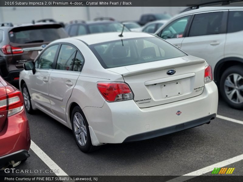 Crystal White Pearl / Black 2016 Subaru Impreza 2.0i Premium 4-door