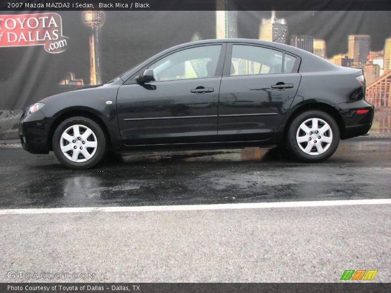 Black Mica / Black 2007 Mazda MAZDA3 i Sedan