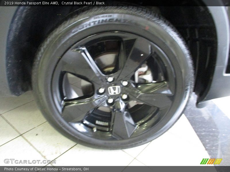 Crystal Black Pearl / Black 2019 Honda Passport Elite AWD