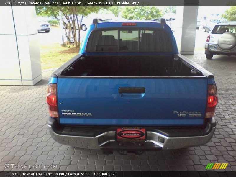 Speedway Blue / Graphite Gray 2005 Toyota Tacoma PreRunner Double Cab