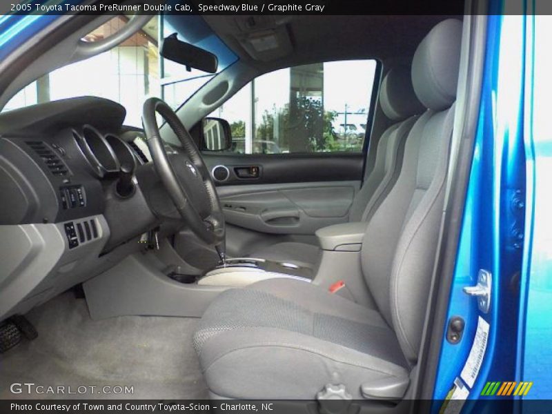 Speedway Blue / Graphite Gray 2005 Toyota Tacoma PreRunner Double Cab