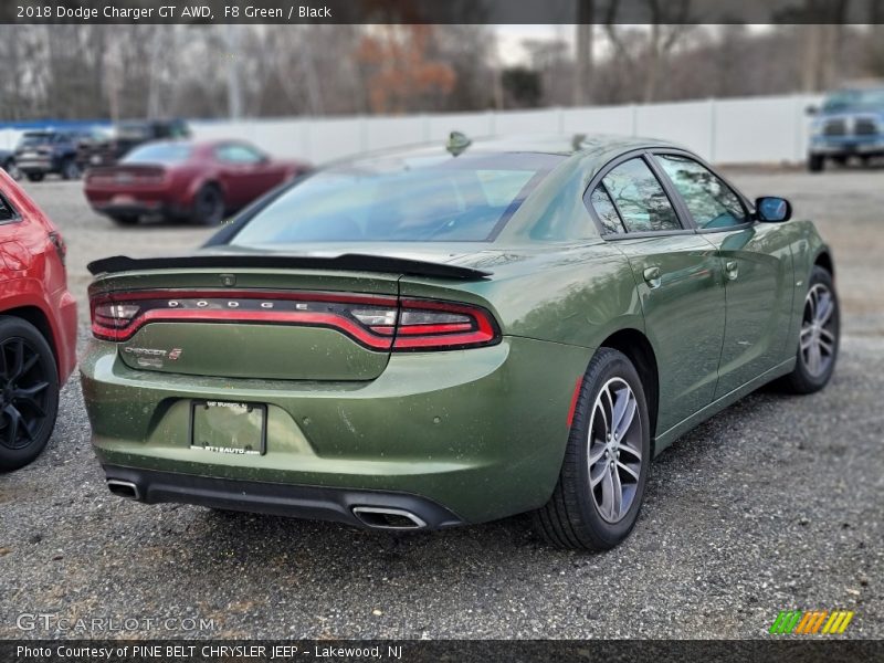 F8 Green / Black 2018 Dodge Charger GT AWD