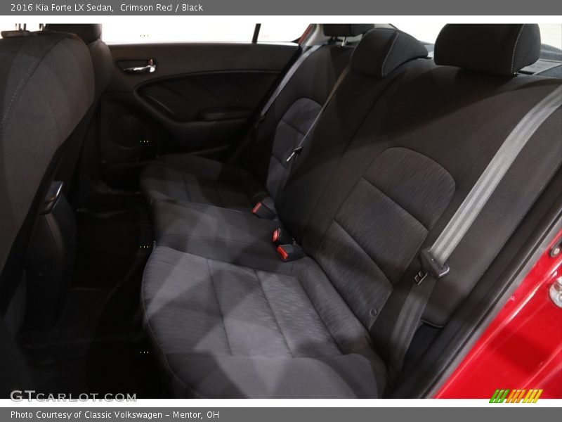 Crimson Red / Black 2016 Kia Forte LX Sedan