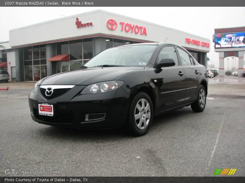Black Mica / Black 2007 Mazda MAZDA3 i Sedan
