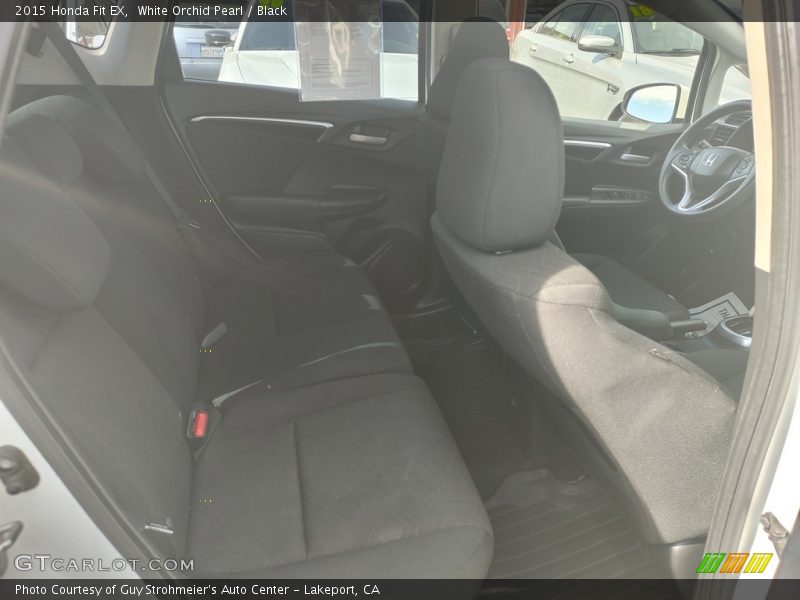 White Orchid Pearl / Black 2015 Honda Fit EX