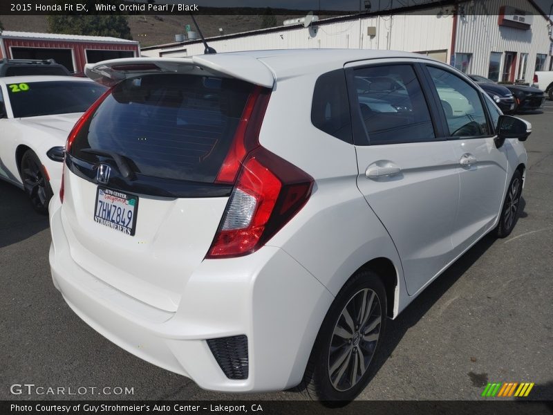 White Orchid Pearl / Black 2015 Honda Fit EX