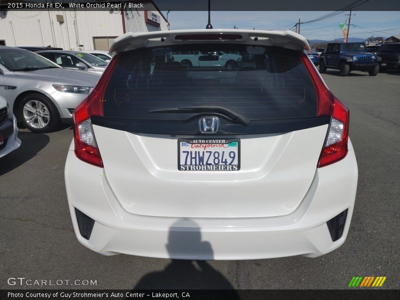 White Orchid Pearl / Black 2015 Honda Fit EX
