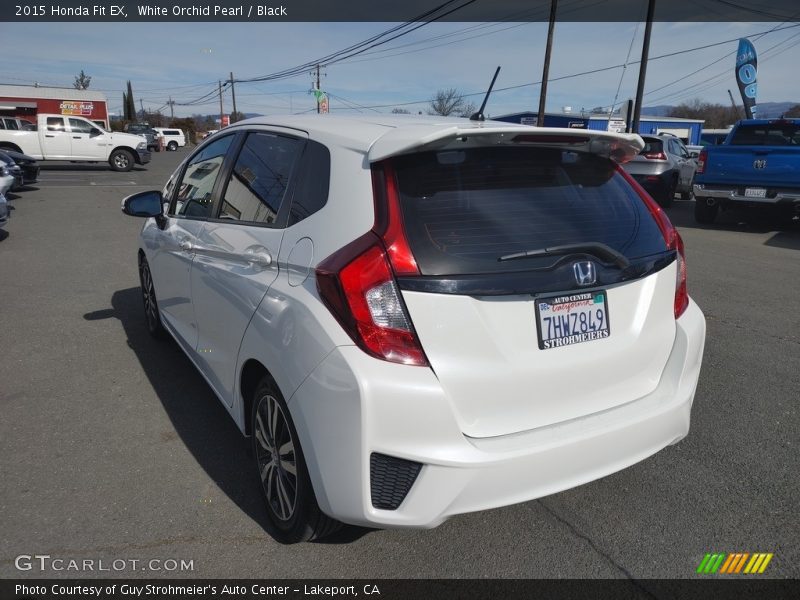 White Orchid Pearl / Black 2015 Honda Fit EX