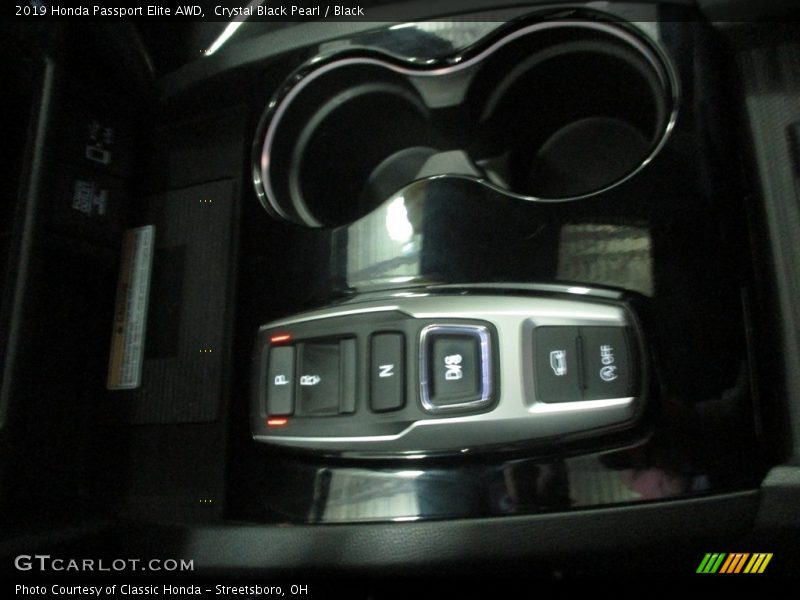 Crystal Black Pearl / Black 2019 Honda Passport Elite AWD