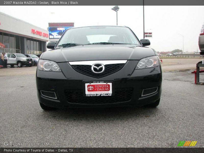 Black Mica / Black 2007 Mazda MAZDA3 i Sedan