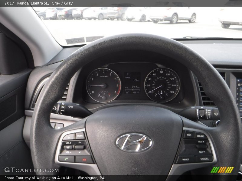Gray / Gray 2017 Hyundai Elantra SE